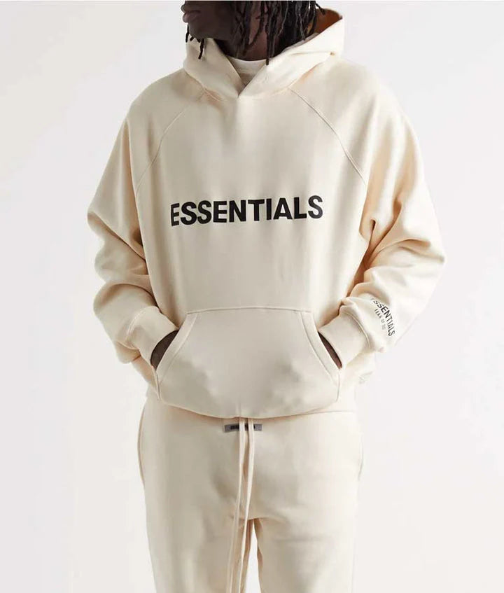 Fear of God Hoodie Essentials 3D Silicon Applique Hoodies